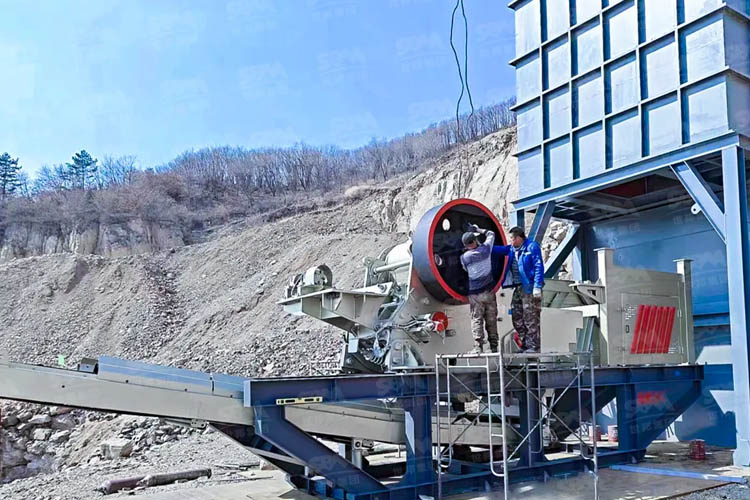 silica processing jaw crusher