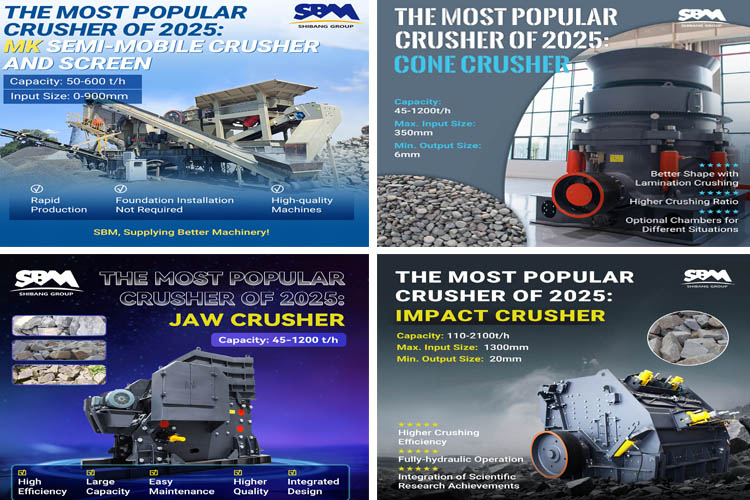 Los equipos de trituraci&oacute;n de piedra m&aacute;s populares de SBM