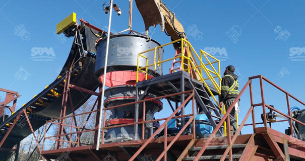 Trituradora de cono hidr&aacute;ulica de un cilindro HST