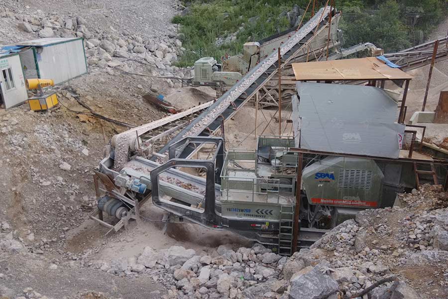Trituración móvil de piedra caliza para la producción de arena artificial