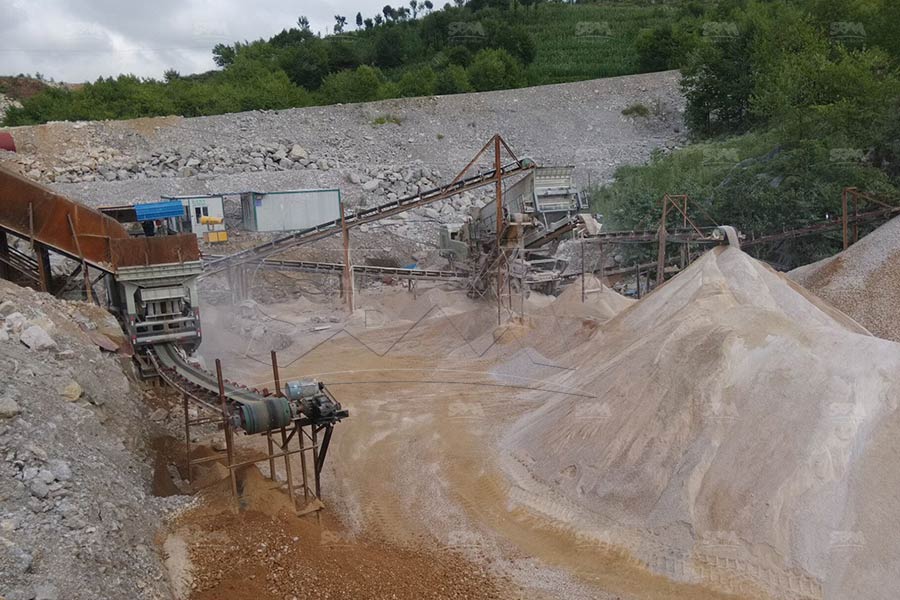 Trituración móvil de piedra caliza para la producción de arena artificial