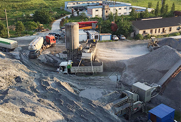 Línea de producción de tratamiento de residuos de construcción por 130-200 toneladas/hora de Hunan Changsha